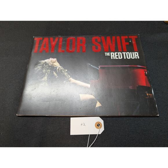 Taylor Swift - The Red Tour VIP Book  VIP TICKET And POSTER  Rare Merch official - Picture 1 of 9